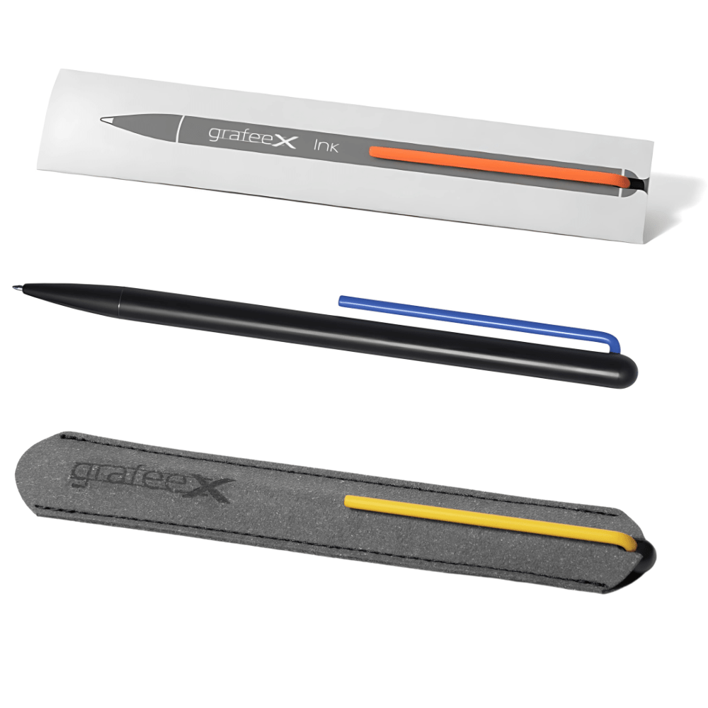 Pininfarina Shop - Penne e Stilo - GrafeeX Ballpoint – Penna a sfera di Design con clip colorata
