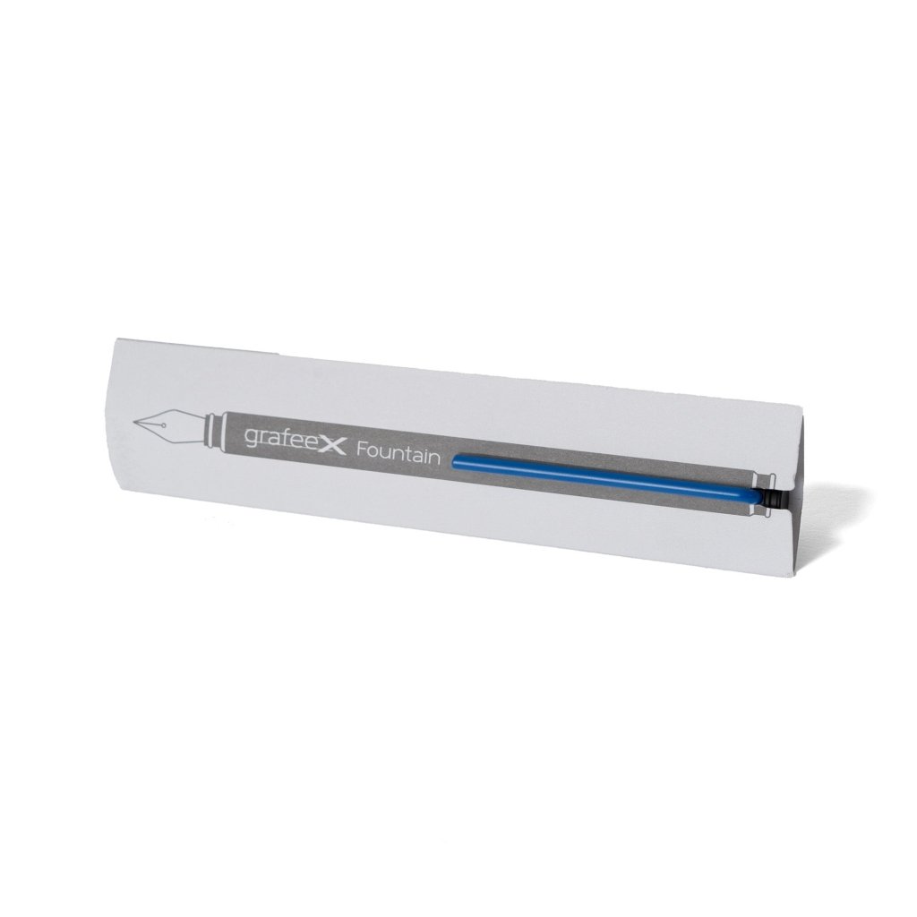 Pininfarina Shop - Penne e Stilo - GrafeeX Fountain - Penna stilografica con stelo in Ottone e clip colorata