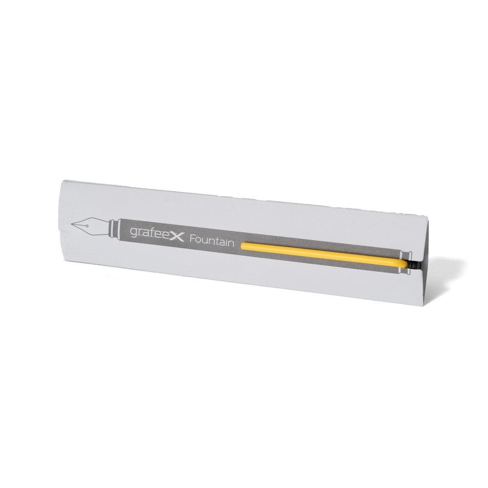 Pininfarina Shop - Penne e Stilo - GrafeeX Fountain - Penna stilografica con stelo in Ottone e clip colorata