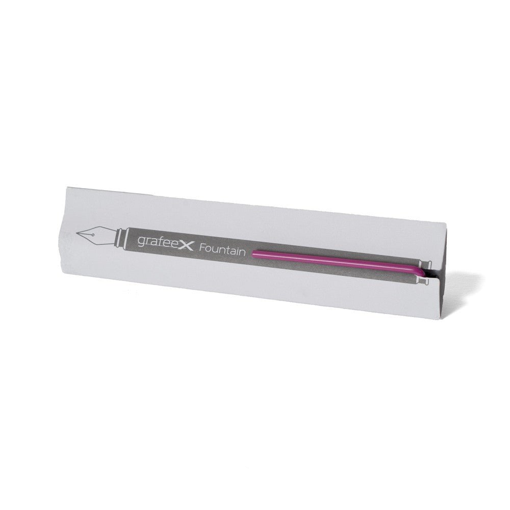 Pininfarina Shop - Penne e Stilo - GrafeeX Fountain - Penna stilografica con stelo in Ottone e clip colorata