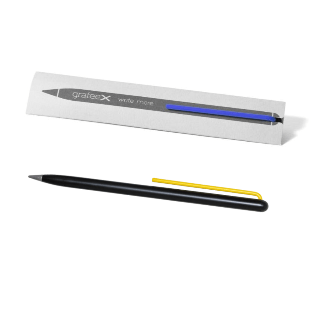 Pininfarina Shop - Matite - GrafeeX Pencil - Puntale in grafite con stelo in Ottone e clip colorata