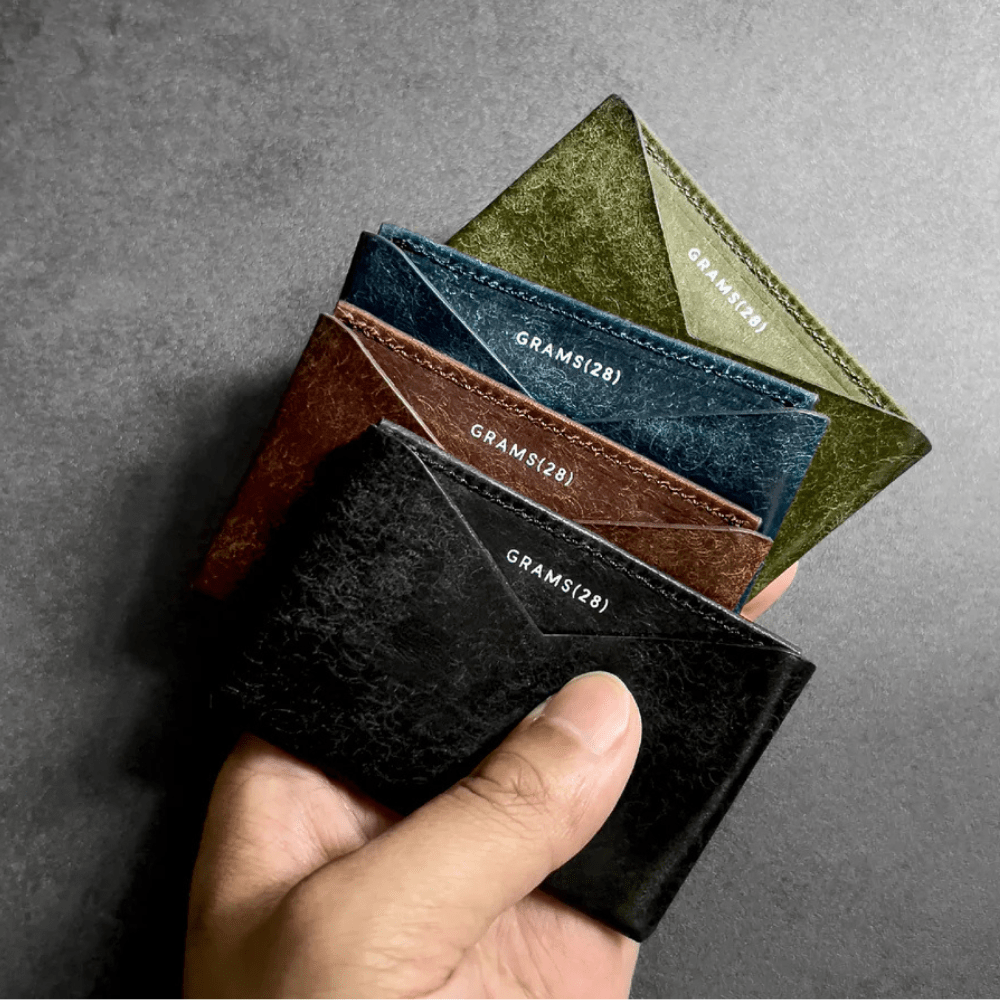 Pininfarina Shop - Portafogli e Portachiavi - Grams28 108 Cardholder Snowflake Leather – Portacarte compatto in pelle