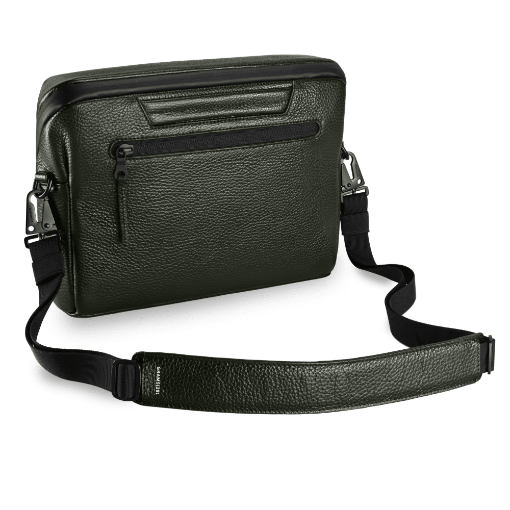 Pininfarina Shop - Borse e Zaini - Grams28 Travel Wallet Sling – Borsa compatta da viaggio in pelle martellata