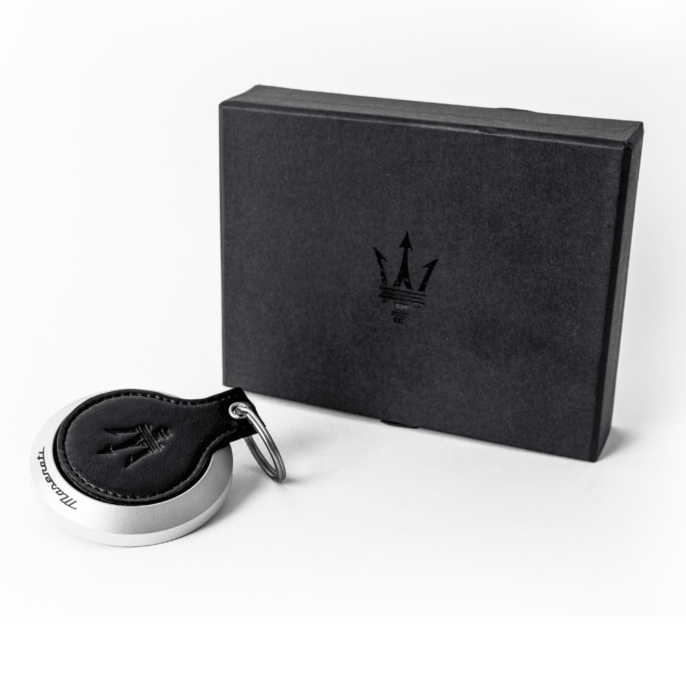 Pininfarina Shop - Portafogli e Portachiavi - Maserati Magnetic Keyring – Portachiavi Magnetico in Acciaio con Supporto da Parete