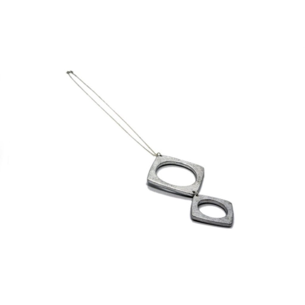 Pininfarina Shop - Gioielli - No War Factory Collana Doppia quadrata