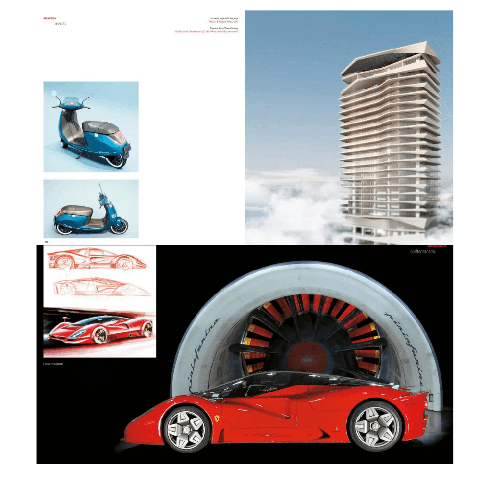 Pininfarina Shop - Libri - Pininfarina 95 Book – Timeless beauty | dedicato alla bellezza