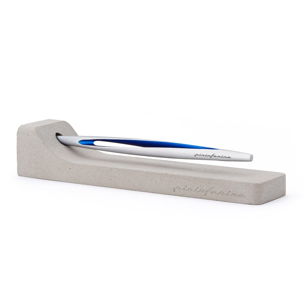 Pininfarina Shop - Penne e Stilo - Pininfarina Aero - Stilo con punta Ethergraf® e supporto da scrivania in cemento grezzo
