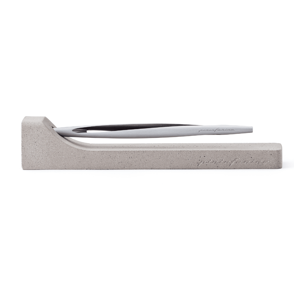 Pininfarina Shop - Penne e Stilo - Pininfarina Aero - Stilo con punta Ethergraf® e supporto da scrivania in cemento grezzo