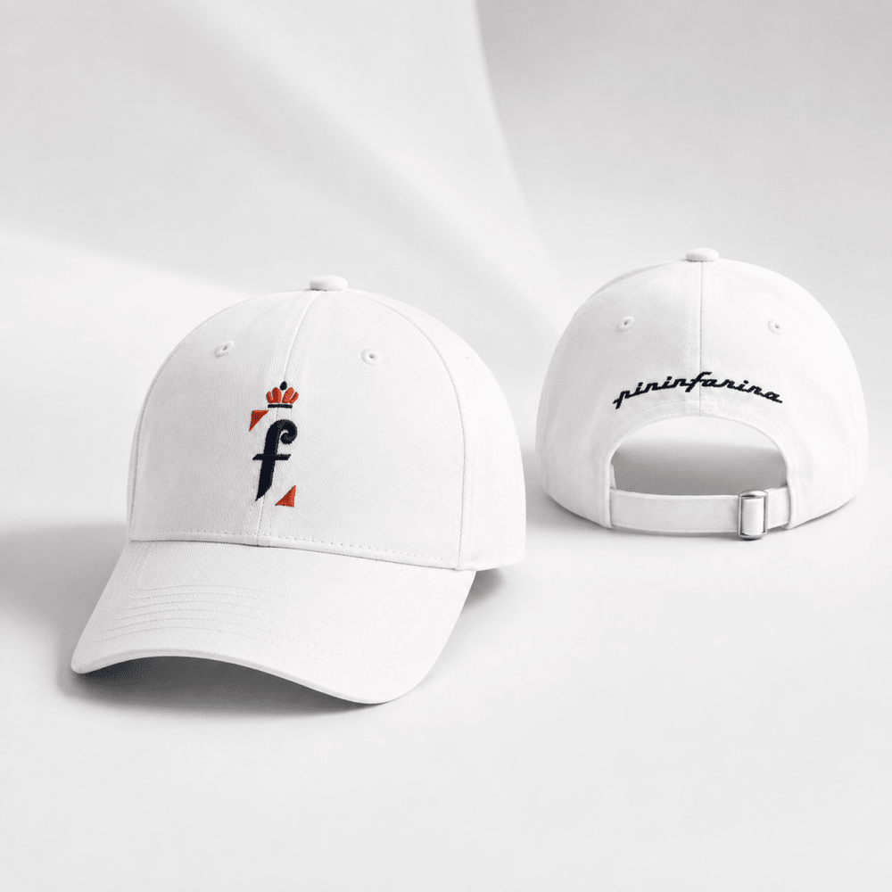 Pininfarina Shop - Abbigliamento - Pininfarina Baseball Cap – Cappellino in Cotone Organico e Riciclato