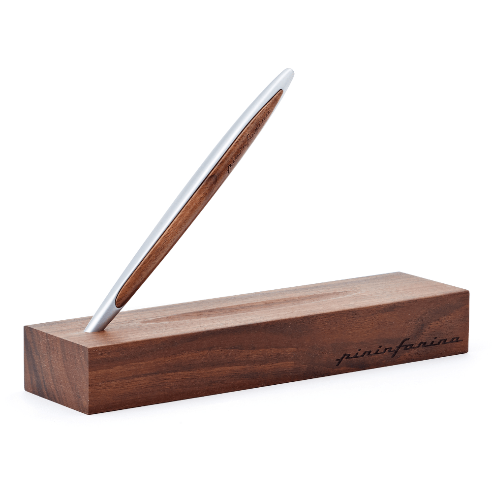 Pininfarina Shop - Penne e Stilo - Pininfarina Cambiano Classic - Stilo con base in legno massello - punta in Ethergraf®