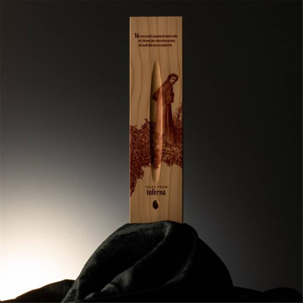 Pininfarina Shop - Penne e Stilo - Pininfarina Cambiano Dante 700th– Penna commemorativa con Punta Ethergraf e base in legno