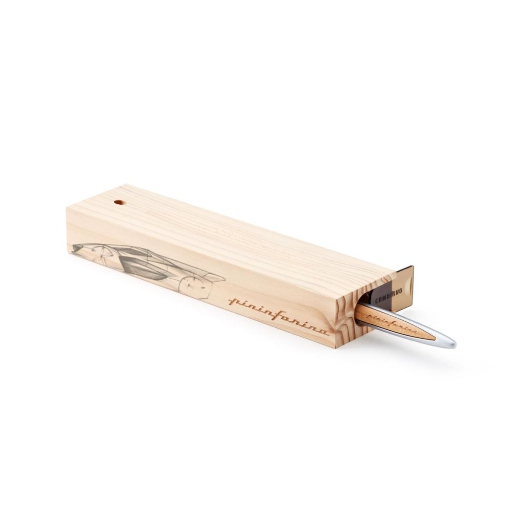 Pininfarina Shop - Penne e Stilo - Pininfarina Cambiano H2Speed – Stilo con punta in Ethergraf e base in cedro naturale