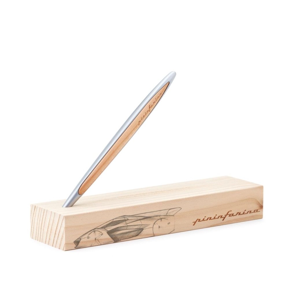 Pininfarina Shop - Penne e Stilo - Pininfarina Cambiano H2Speed – Stilo con punta in Ethergraf e base in cedro naturale