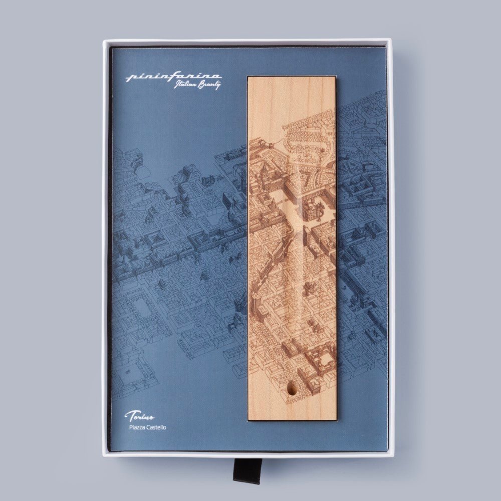 Pininfarina Shop - Penne e Stilo - Pininfarina Cambiano Italian Beauty – Stilo con Puntale Ethergraf e Supporto da Scrivania in Legno di Cedro