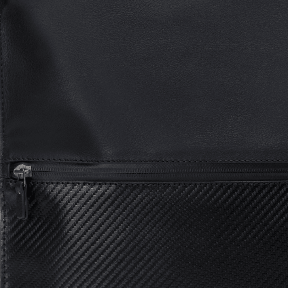 Pininfarina Shop - Borse e Zaini - Pininfarina Folio Icon – Borsa Uomo in Nappa con Tracolla e finiture Carbonio