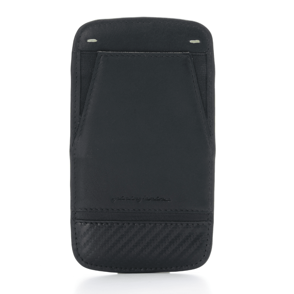 Pininfarina Shop - Accessori da scrivania - Pininfarina Folio Porta Penna Grande – Astuccio Artigianale in Nappa Blu
