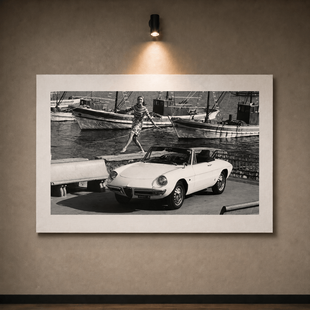 Pininfarina Shop - stampe - Pininfarina Heritage - Stampa da collezione - Alfa Romeo 1600 Spider Duetto