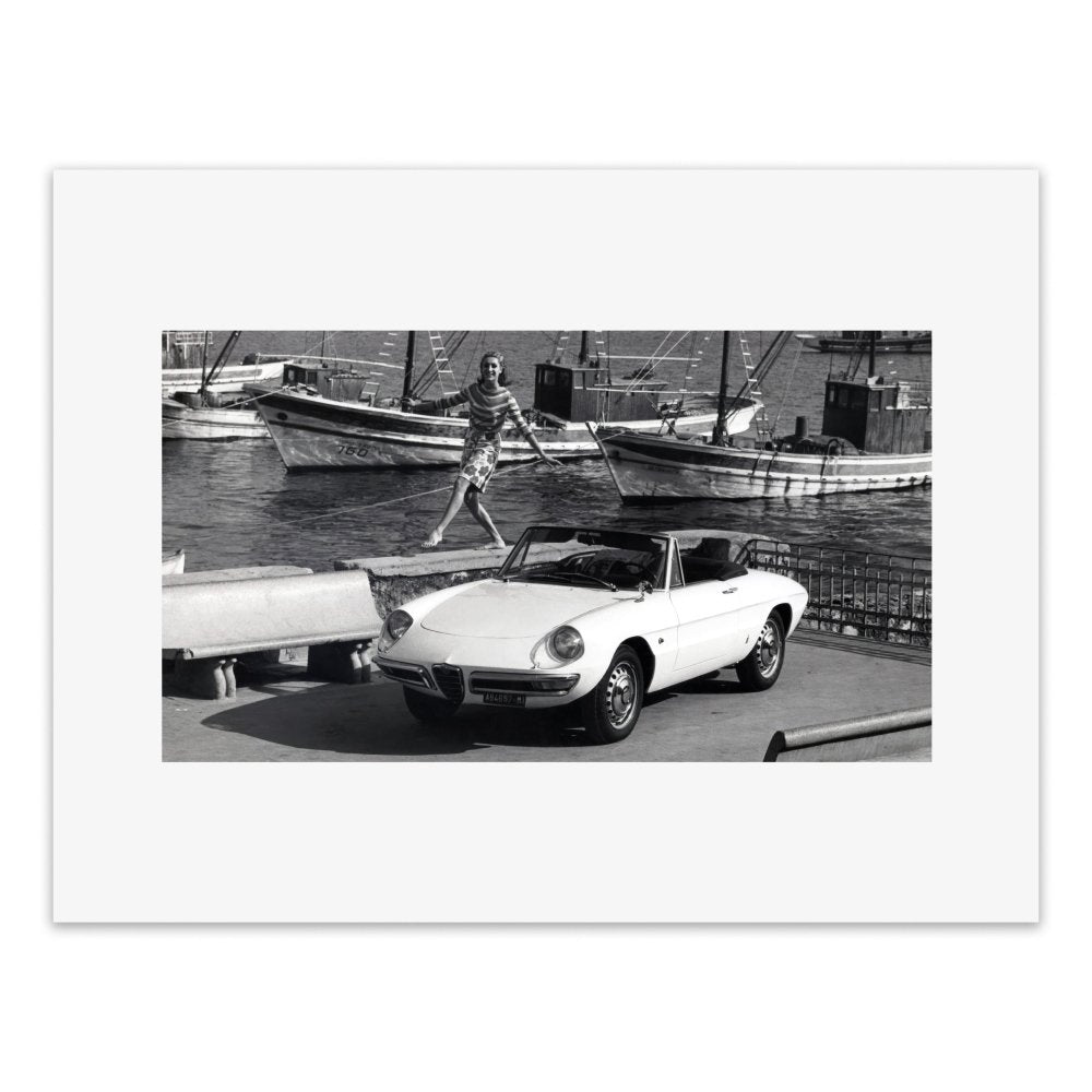 Pininfarina Shop - stampe - Pininfarina Heritage - Stampa da collezione - AMB - Alfa Romeo 1600 Spider Duetto