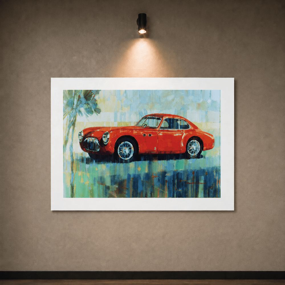 Pininfarina Shop - stampe - Pininfarina Heritage - Stampa da collezione - DB - Cisitalia 202
