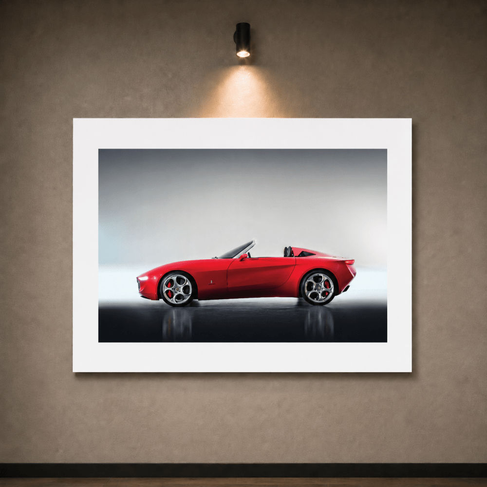 Pininfarina Shop - stampe - Pininfarina Heritage - Stampa da collezione - ST - Alfa Romeo Duettottanta