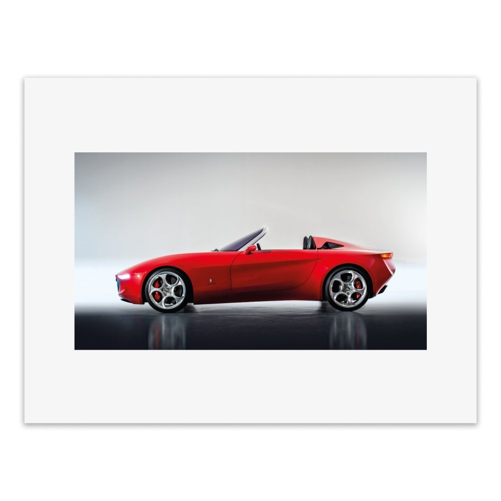 Pininfarina Shop - stampe - Pininfarina Heritage - Stampa da collezione - ST - Alfa Romeo Duettottanta