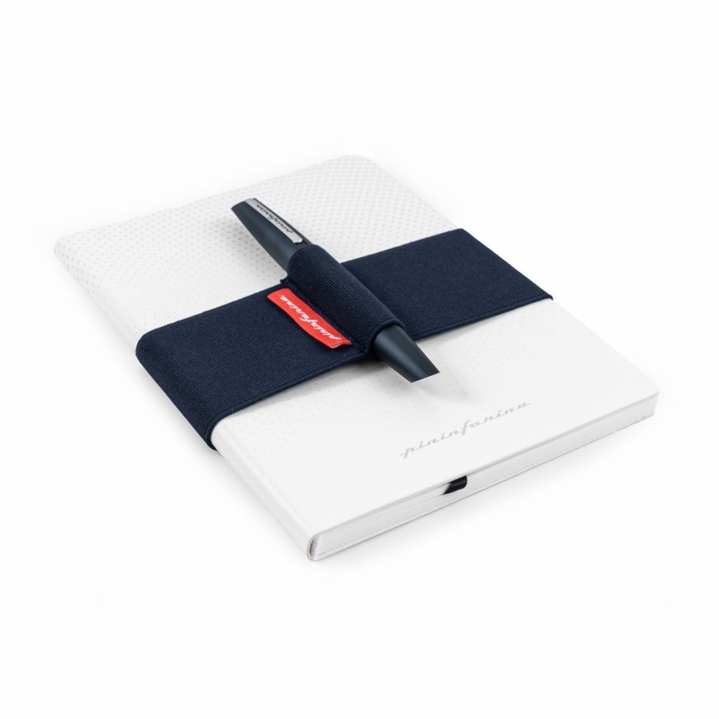 Pininfarina Shop - Taccuini - Pininfarina Notebook Band – Fascia Elastica Portapenne per Notebook