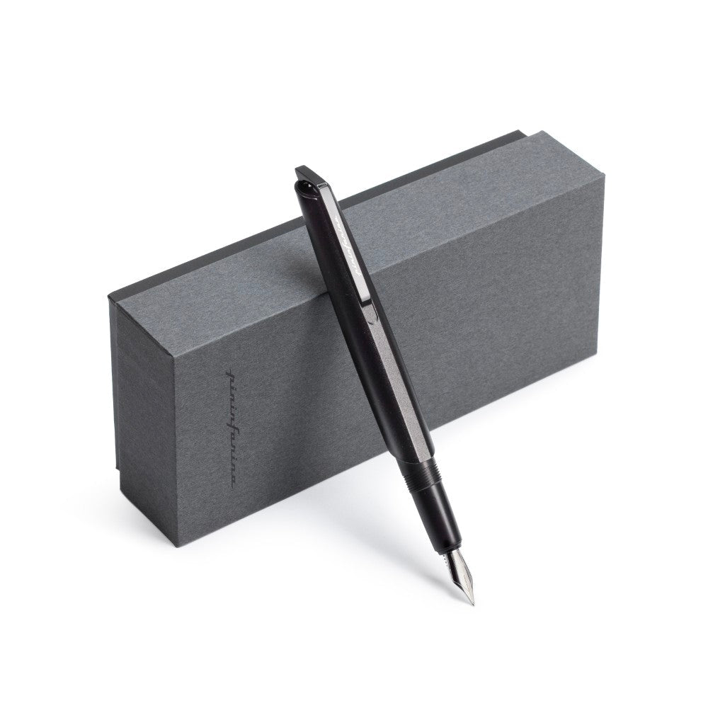 Pininfarina Shop - Penne e Stilo - Pininfarina PF GO Fountain – Penna Stilografica in Alluminio con Pennino in Acciaio e Iridio