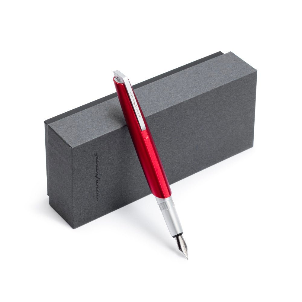 Pininfarina Shop - Penne e Stilo - Pininfarina PF GO Fountain – Penna Stilografica in Alluminio con Pennino in Acciaio e Iridio