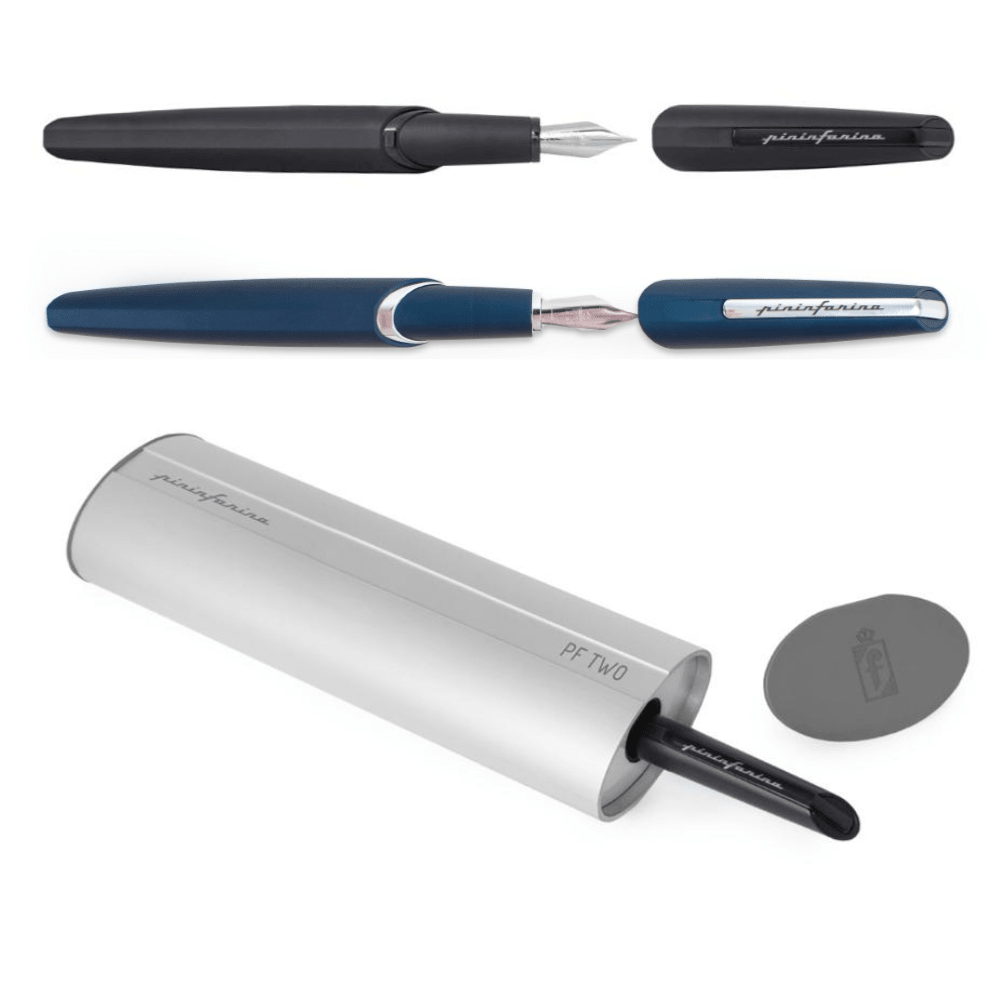 Pininfarina Shop - Penne e Stilo - Pininfarina PF TWO Fountain – Penna Stilografica in Alluminio Anodizzato