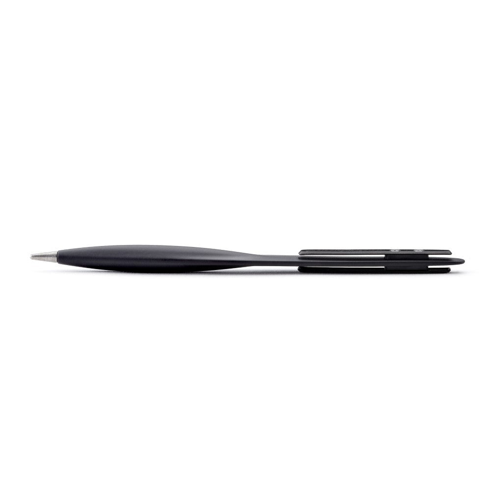 Pininfarina Shop - Penne e Stilo - Pininfarina Space X Black – Stilo con Tecnologia Ethergraf® e Supporto da Scrivania in Alluminio