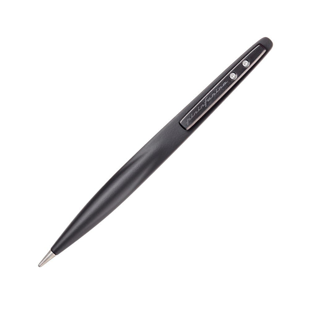 Pininfarina Shop - Penne e Stilo - Pininfarina Space X Black – Stilo con Tecnologia Ethergraf® e Supporto da Scrivania in Alluminio