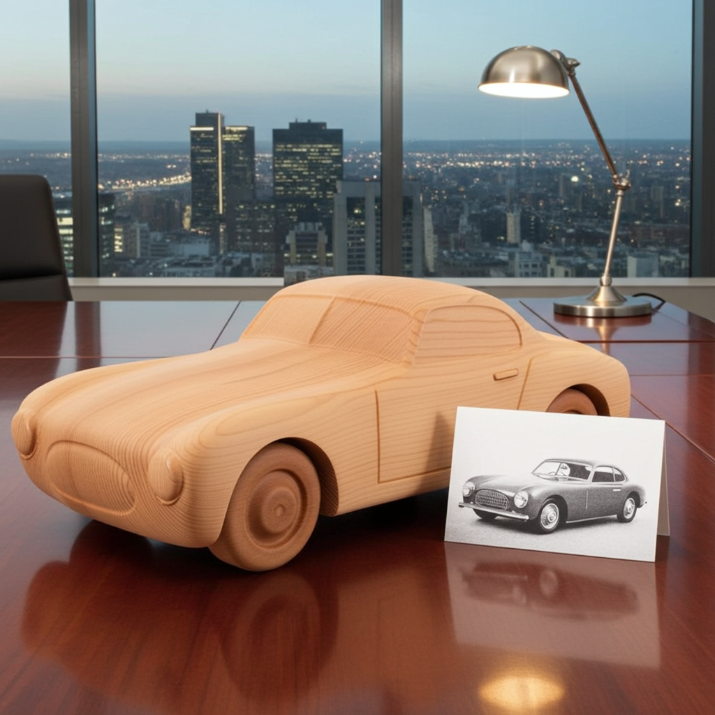 CISITALIA 202 Berlinetta - 1:10 - Modello in cedro da collezione