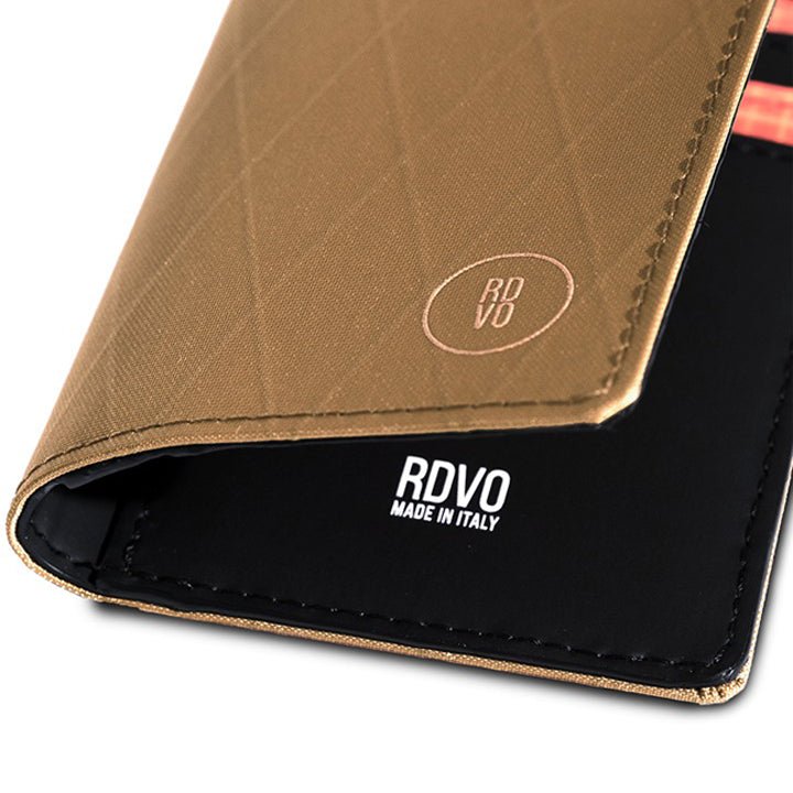 Pininfarina Shop - Portafogli e Portachiavi - RDVO Taschino – Portafoglio minimal in tessuti riciclati, 4 slot carte, Made in Italy