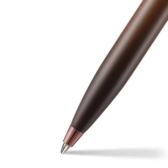 Pininfarina Shop - Penne e Stilo - Sheaffer 100 Coffee Edition – Penna a sfera Matt Brown con finiture Regal Brown PVD