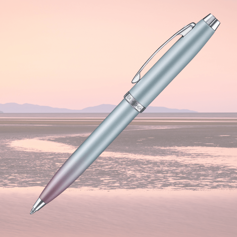 Pininfarina Shop - Penne e Stilo - Sheaffer 100 Expressions – Penna a sfera Blue & Pink Pearlised Gradient con finiture cromate