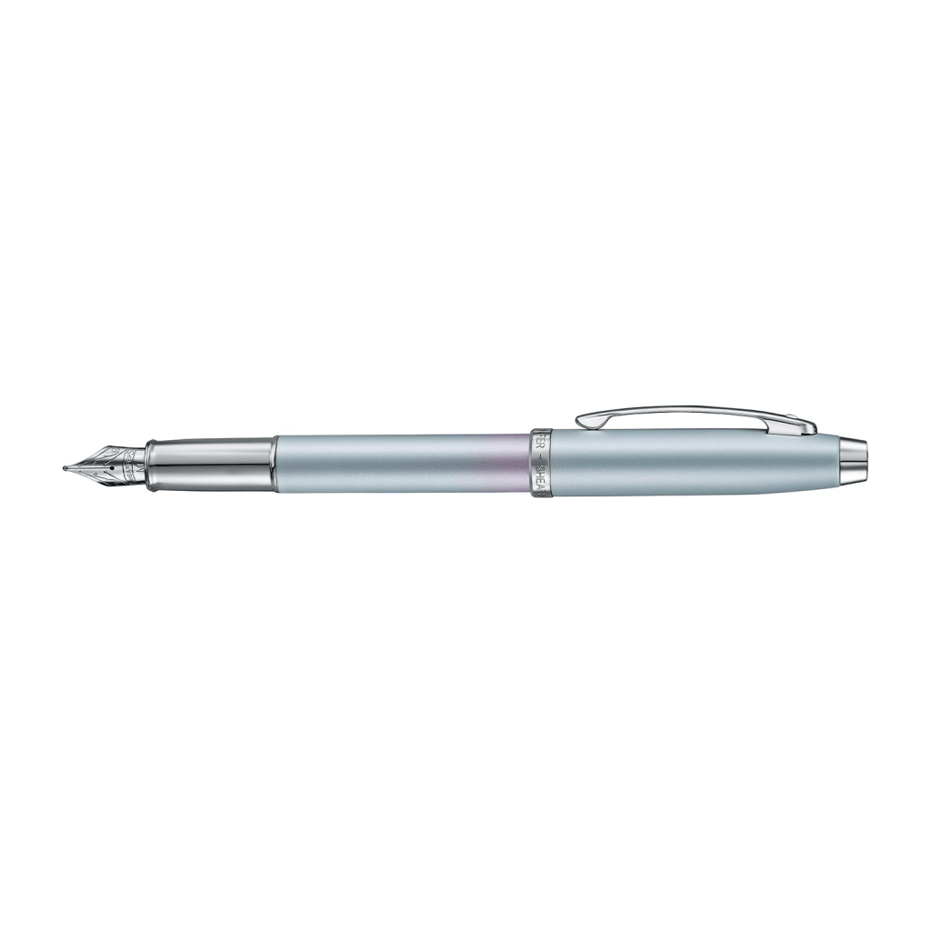 Pininfarina Shop - Penne e Stilo - Sheaffer 100 Expressions – Penna stilografica Blue & Pink Pearlised Gradient con finiture cromate