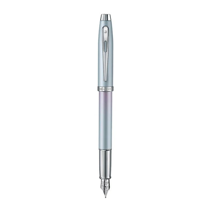 Pininfarina Shop - Penne e Stilo - Sheaffer 100 Expressions – Penna stilografica Blue & Pink Pearlised Gradient con finiture cromate