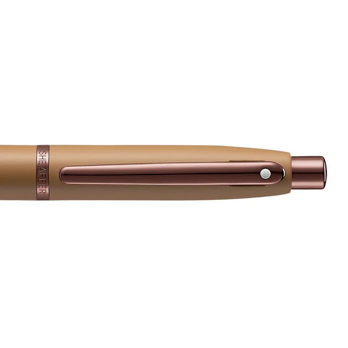Pininfarina Shop - Penne e Stilo - Sheaffer VFM Coffee Edition – Penna a sfera Matt Brown con finiture Regal Brown PVD