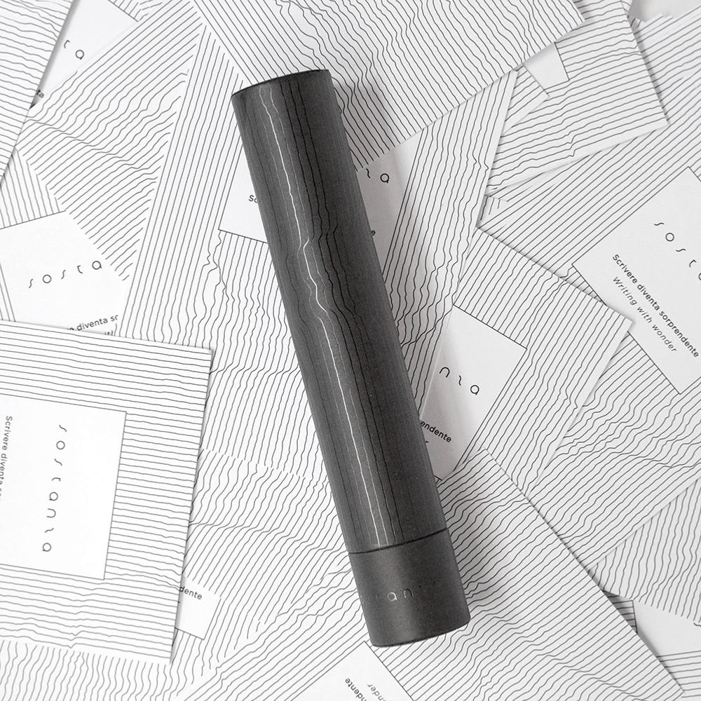 Pininfarina Shop - Penne e Stilo - Sostanza Pen Shadow – Penna a sfera in alluminio anodizzato con meccanismo a twist