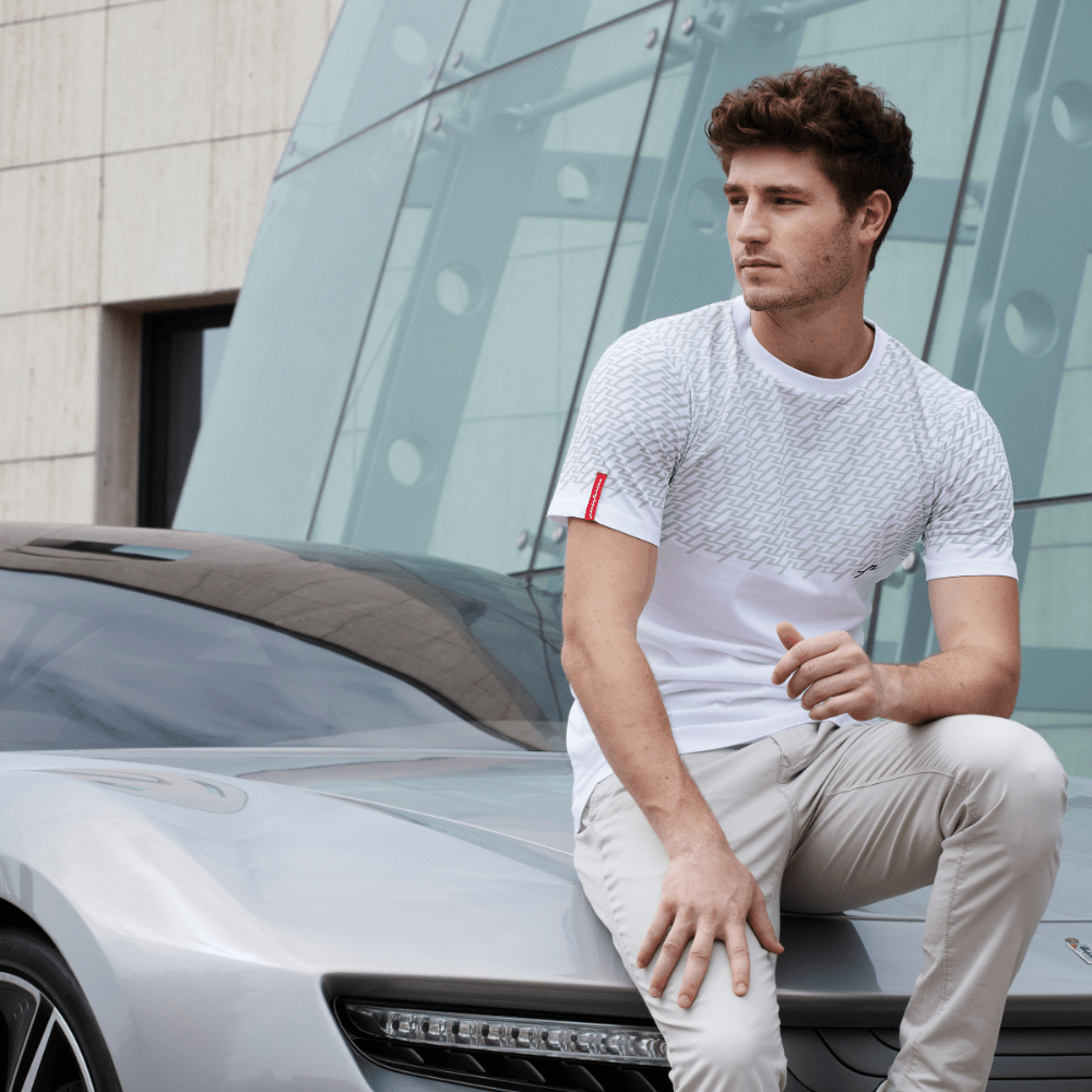 Pininfarina Shop - Abbigliamento - T-shirt Pininfarina Urban Bianca – collezione auto iconiche